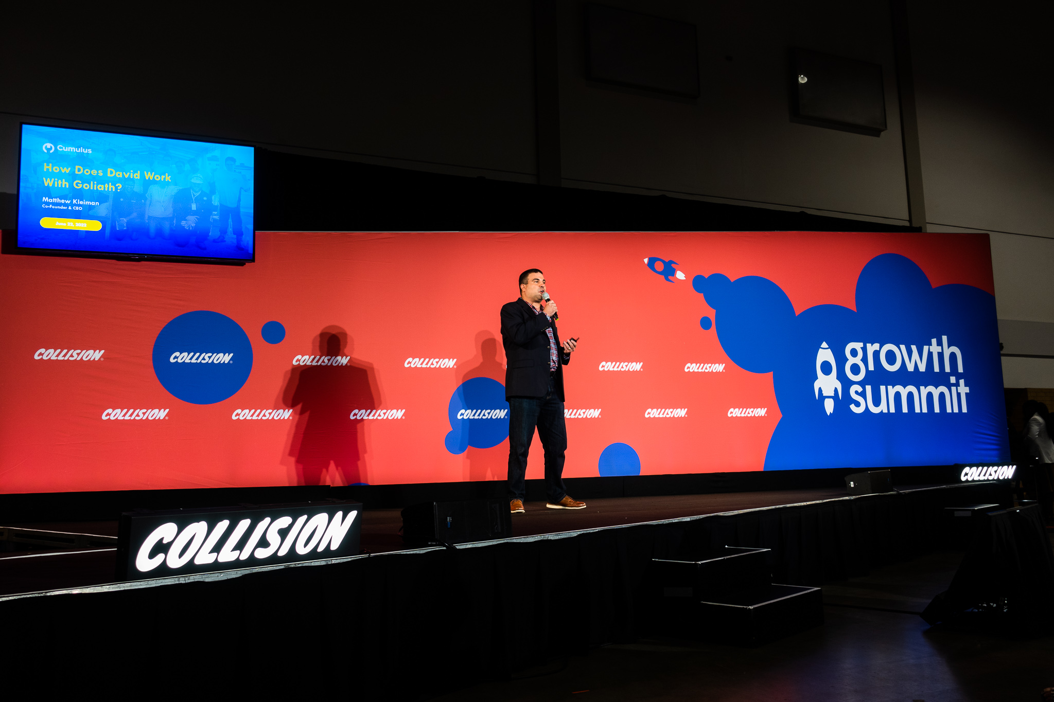 Cumulus CEO Matt Kleiman speaking at Collision Conference in Toronto