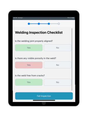 Cumulus Quality Management System (QMS) for Weld Inspections